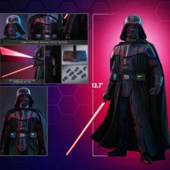Figura Star Wars 1/6 Darth Vader Dueling Effect Hot Toys 35 cm