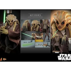 Figura Star Wars Movie Masterpiece Kit Fisto 32 cm