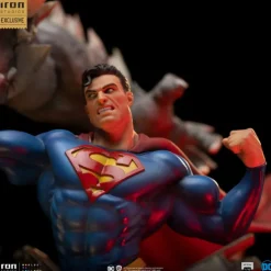 Figura Superman vs Doomsday – Estatua 1/10 BDS Art Scale de Iron Studios (30 cm)