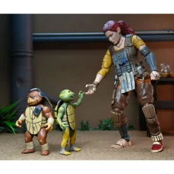 Figura Teenage Mutant Ninja Turtles Synja Grammy April con Baby Yi & Moja
