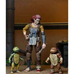 Figura Teenage Mutant Ninja Turtles Synja Grammy April con Baby Yi & Moja