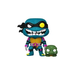 Figura Vinyl Slash & Pre-mutated, Tortugas Ninja POP 9 cm