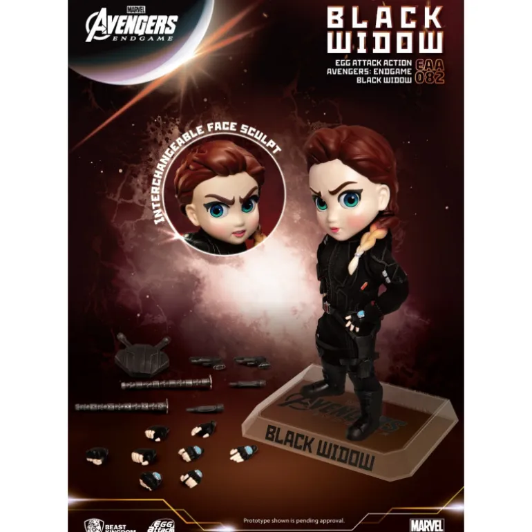 Figura Viuda Negra Egg Attack Endgame