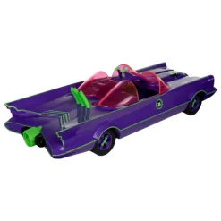 Figura Y Vehículo Batman 66 Batmobil With Joker (Gold Label) Dc Retro