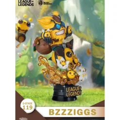 Figuras Beemo y Bzzziggs D-Stage League Of Legends