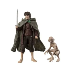Figuras de El Señor de los Anillos de Frodo Baggins & Gollum de S.H. Figuarts
