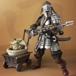 Figuras The Mandalorian y Grogu Armadura Beskar Exclusive Bandai