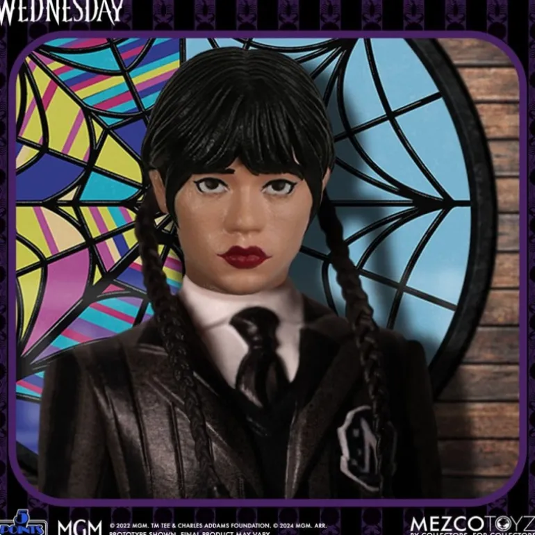 Figuras Wednesday & Enid 5 Points Mezco Toys Miércoles