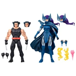 Figuras Wolverine 50Th Anniversary Marvel Legends Wolverine & Psylocke 15 Cm
