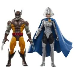Figuras Wolverine 50Th Anniversary Marvel Legends Wolverine & Lilandra Neramani 15 Cm