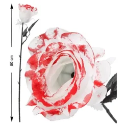 Flor Blanca con Sangre de 50 cm