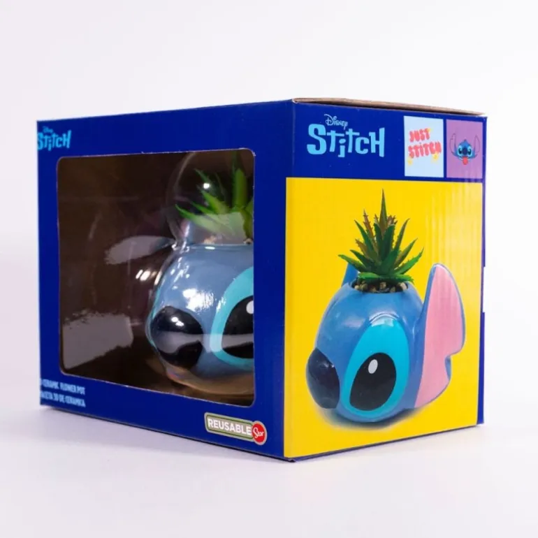 Florero 3D Stitch Lilo & Stitch - Licencia Oficial