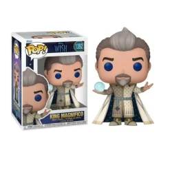 Funko Pop Disney Wish Rey Magnifico Figura de Vinilo 9cm