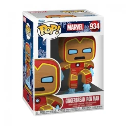 Funko Pop Iron Man Galleta de Jengibre Navidad Marvel