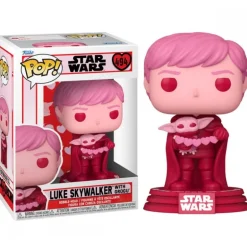 Funko Pop! Luke y Grogu Especial San Valentin Mandalorian