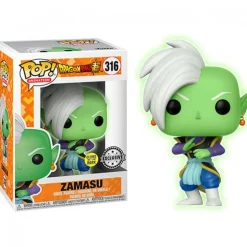 Funko Pop Zamasu Dragon Ball Super Brilla en la Oscuridad