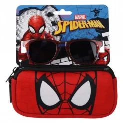 Gafas de Sol con Funda Spiderman, Rojo