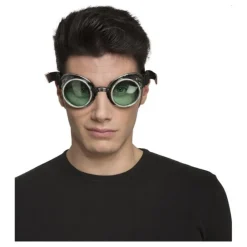Gafas Steampunk verdes