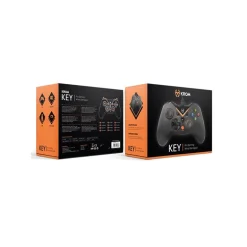 Gamepad Krom Key Negro/Naranja