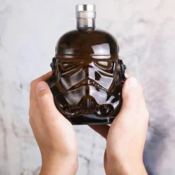 Garrafa de Vidrio Stormtrooper Negra - 0,75L Licencia Oficial