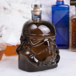 Garrafa de Vidrio Stormtrooper Negra - 0,75L Licencia Oficial
