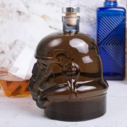 Garrafa de Vidrio Stormtrooper Negra - 0,75L Licencia Oficial