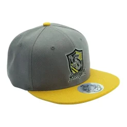 Gorra Harry Potter Snapback Gris y Amarillo Hufflepuff