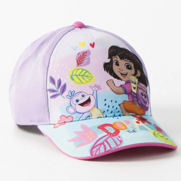 Gorra Infantil Dora la Exploradora 53 cm Algodón y Poliéster