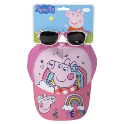 GORRA SET GAFAS DE SOL PEPPA PIG