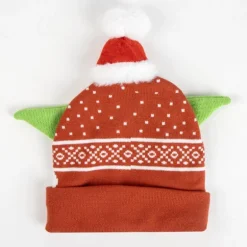 Gorro de Punto Christmas The Mandalorian 100% Acrílico Rojo
