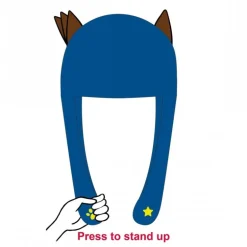 Gorro de Punto con Aplicaciones Paw Patrol, 100% Poliéster, Marrón