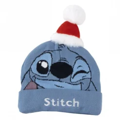 Gorro de Punto Navidad Stitch Azul 100% Acrílico