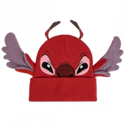 Gorro de Punto Rojo de Stitch - 100% Acrílico