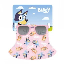 Gorro Pescador Bluey 2 Piezas 53 cm Rosa Claro