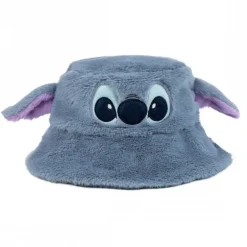 Gorro Pescador de Pelo Stitch Azul 100% Poliéster