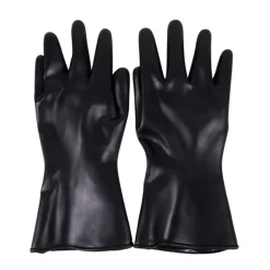 Guantes Negros Pvc de 33,5X14 cm