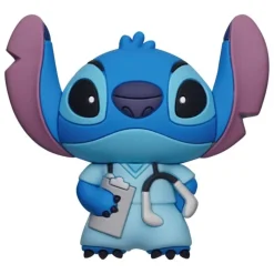 Imán 3D de Stitch con Traje de Enfermero - Licencia Oficial