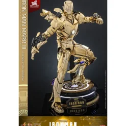 Iron Man Figura Movie Masterpiece Diecast 1/6 Mark III (Gold Color)