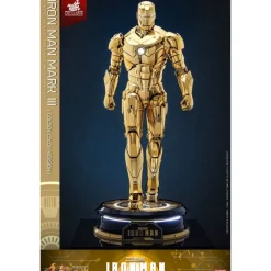 Iron Man Figura Movie Masterpiece Diecast 1/6 Mark III (Gold Color)