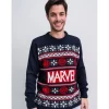 Jersey de Navidad Marvel logo