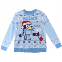 Jersey de Punto Navideño Bluey para Niños 3-6 Años
