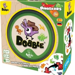 Juego de cartas Dobble Dinosaurios de Zygomatic