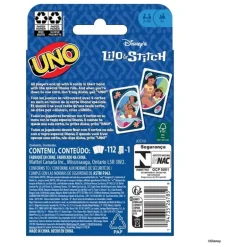 Juego de Cartas UNO Lilo & Stitch para 2-10 jugadores
