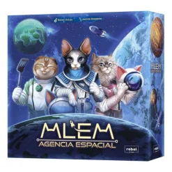Juego de Mesa Familiar MLEM Agencia Espacial con Gatos Astronautas