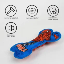Juguete para Perro TPR Spiderman de Poliester y TPR