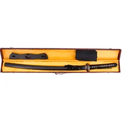 Katana con Filo Vaina Negra con Grabado 102 cm