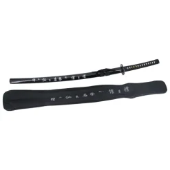 Katana Vaina Negra con Grabado 102 cm