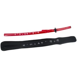Katana Vaina Roja con Grabado 102 cm