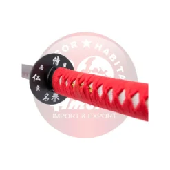 Katana Vaina Roja con Grabado 102 cm