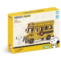 Kit de Construcción Peanuts Puremind Autobús Escolar Madera